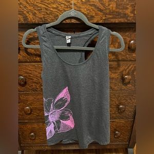 Gray Graphic Tank